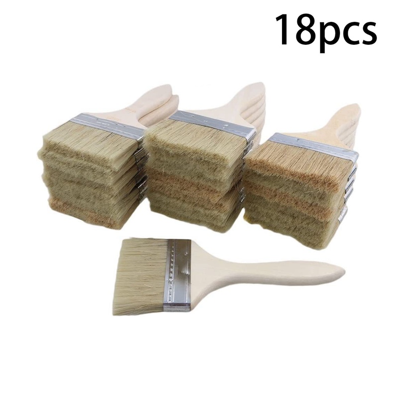 Set 18 Cọ Vẽ 4 Inch (89mm) Chuyên Dụng