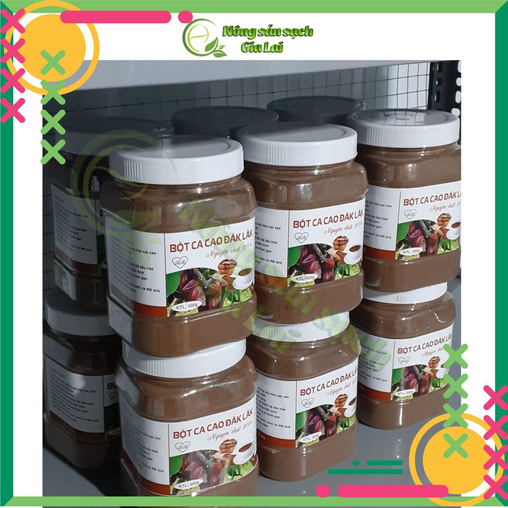1kg Bột cacao nguyên chất chuẩn 100% uy tín chất lượng, hàng sạch, đảm bảo cho sức khỏe người tiêu dùng 1kg