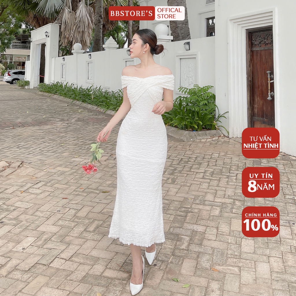 BBSTORE'S Đầm Body Trễ Vai Đi Tiệc Đi Chơi Tôn Dáng - TK467