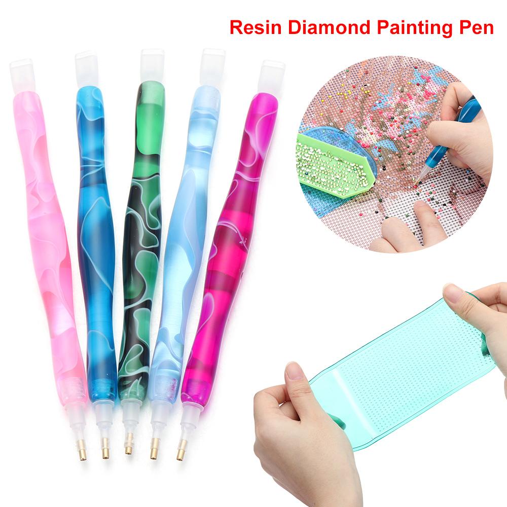 LANSEL Bút Đính Hạt Nhựa Resin Chống Trượt Dùng Làm Tranh Chữ Thập DIY