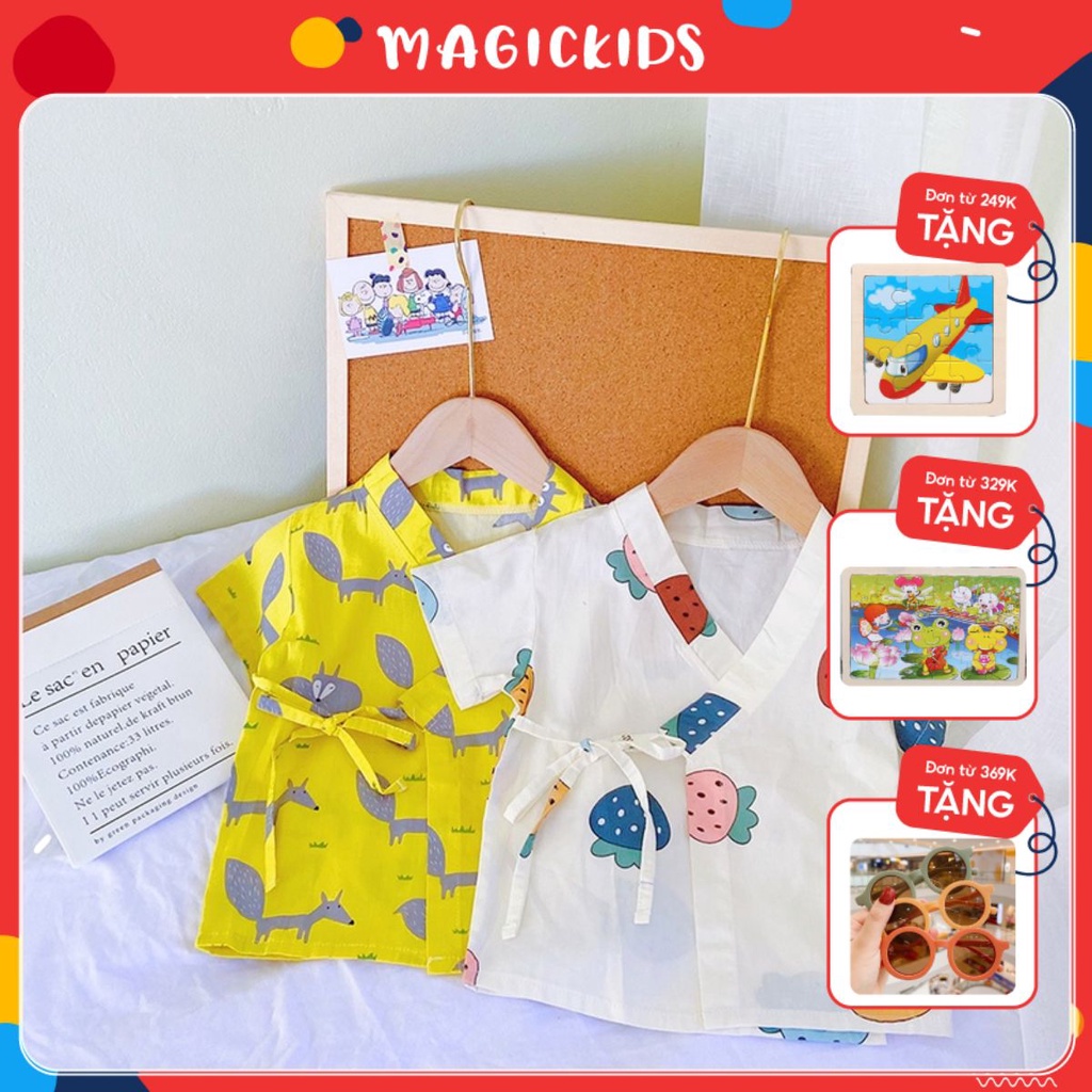BỘ RỜI YUKATA MÙA HÈ SIÊU DỄ THƯƠNG CHO BÉ YÊU - 100% COTTON CHÍNH HÃNG BUUKIDS