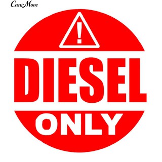 Decal dán xe hơi chữ diesel Only
