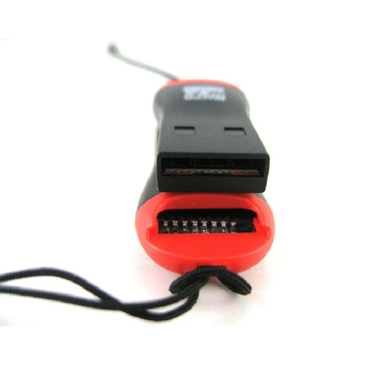 Đầu Đọc Thẻ Nhớ TF USB 2.0 Thiết Kế Hình Còi Hoạt Hình Dễ Mang Theo