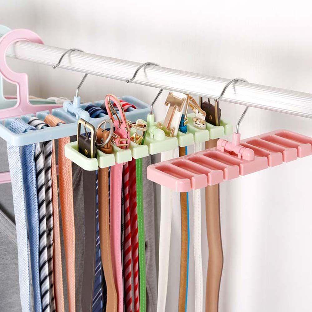 PATRICIA Giá Đỡ Cà Vạt / Thắt Lưng Bằng Nhựa Đa Năng Sắp Xếp Gọn