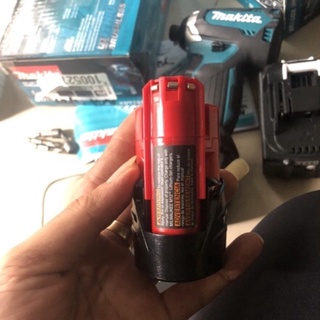 pin đóng mới milwaukee 12v -2ah