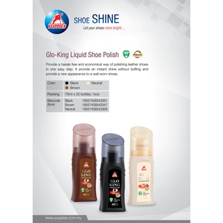 Xi Đánh Giày Glo King Nhập Khẩu Malaysia 75ml, Xi Nước Đánh Giày