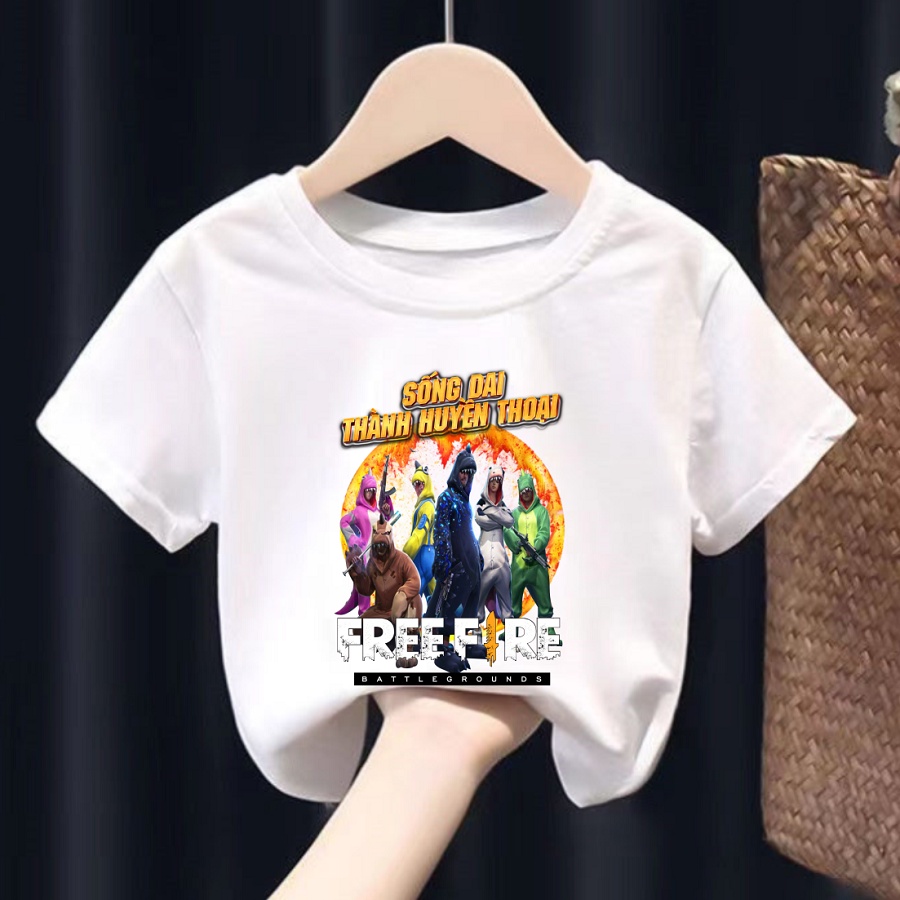 HOT Áo thun Free Fire nhiều mẫu cực chất cho bé trai đủ size