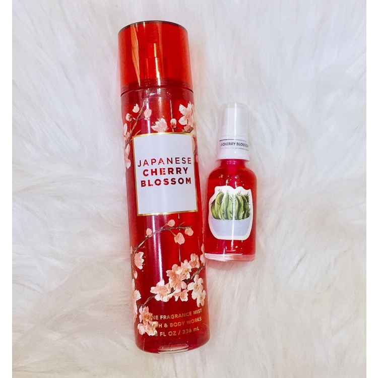 [Auth-Mini 33ml] Xịt thơm toàn thân lưu hương nước hoa Bath and Body Works Japanese Cherry Blossom