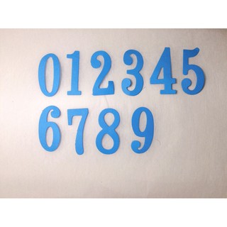 Chữ số cắt sẵn từ 0-9