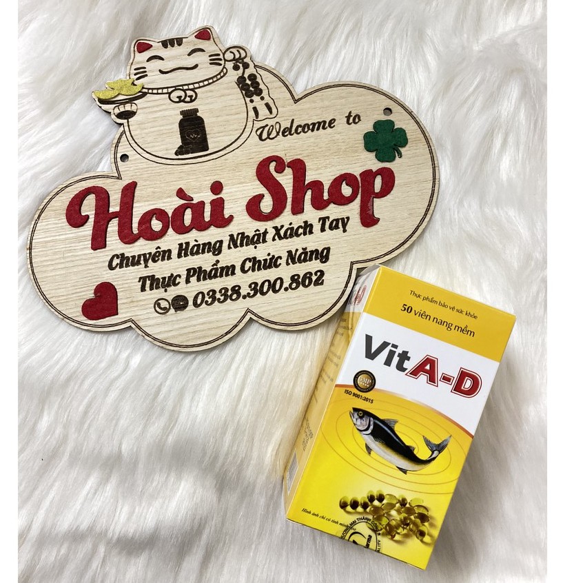 VitA-D hộp 50 viên nang mềm