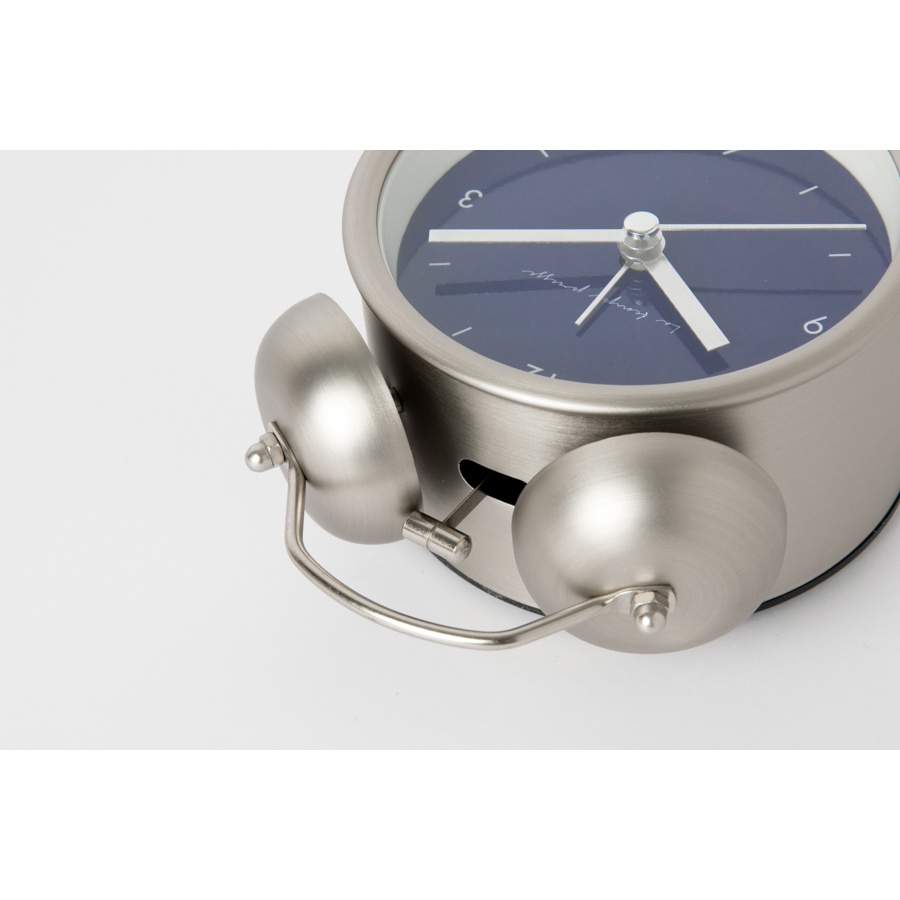 Đồng Hồ Để Bàn ARTBOX Hàn Quốc Bằng Kim Loại Mặt Nhám Màu Bạc (Lớn)