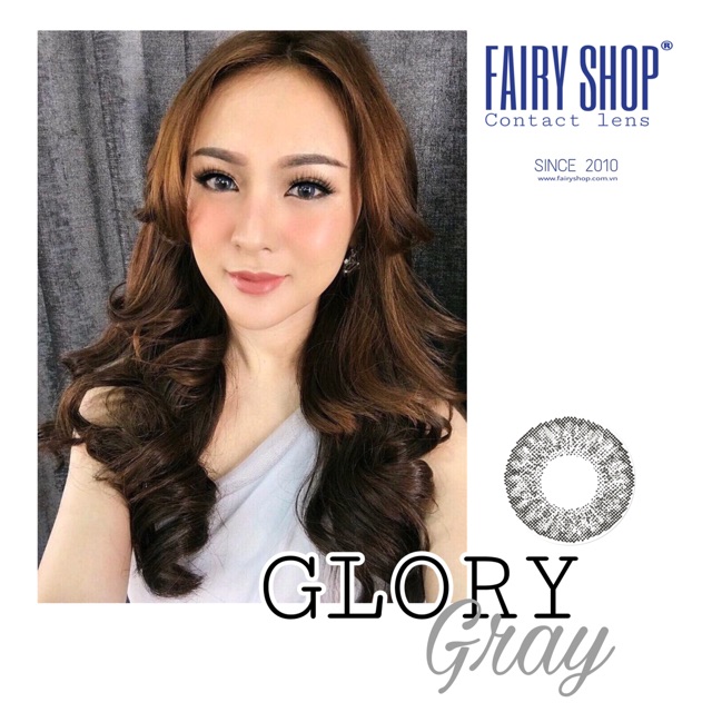 Áp tròng Glory gray Kính Áp Tròng FAIRY SHOP CONTACT LENS