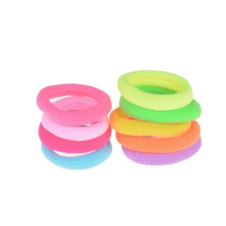 Túi 20 thun cột tóc màu (3cm)