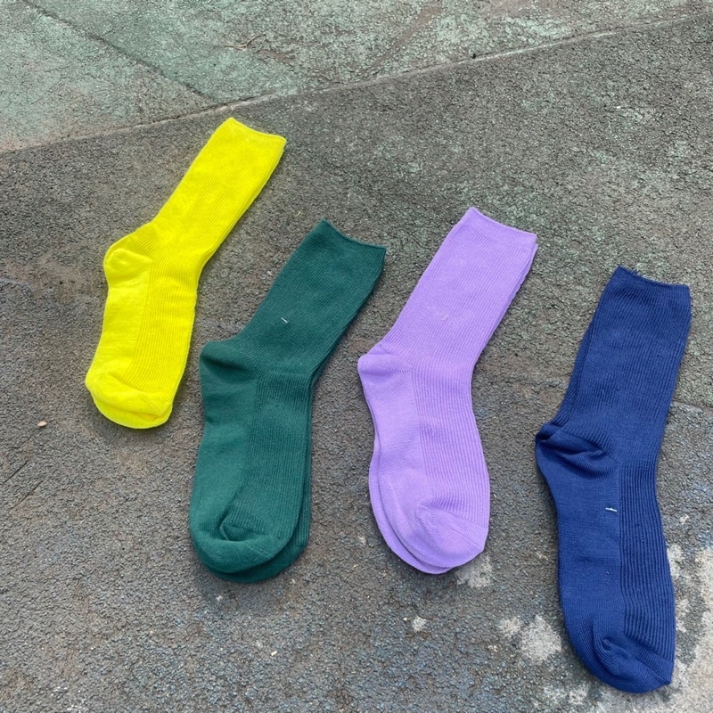 Tất / Vớ thun gân - 10 màu