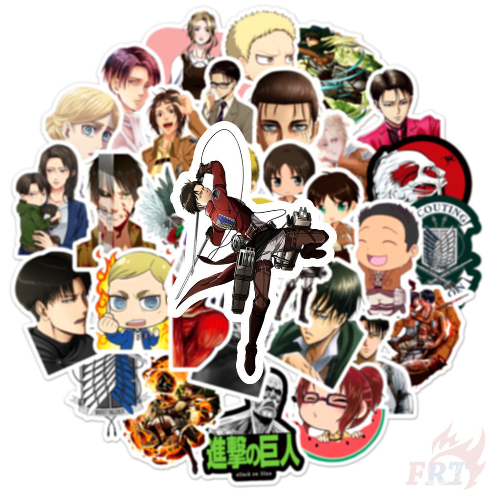 MIKASA Bộ 50 Hình Dán Phim Attack On Titan Series 06