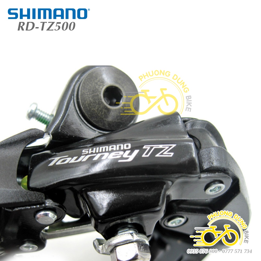 Củ cùi đề sau xe đạp SHIMANO TOURNEY RD-TZ500 5-6-7 Speed - Hàng chính Hãng