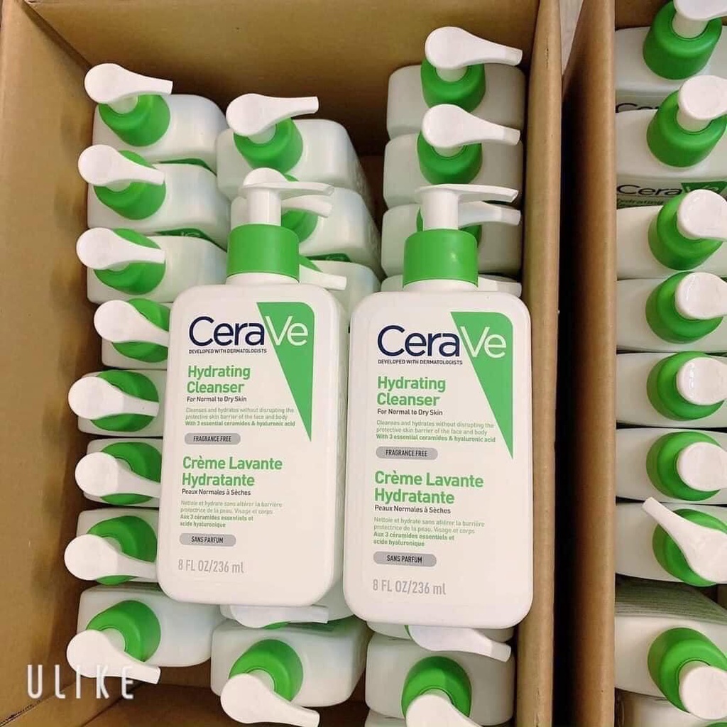 Sữa Rửa Mặt CeraVe Cleanser Sữa Rửa Mặt Da Dầu Mụn, Da Khô, Da Nhạy Cảm 88ml, 236ml, 473ml - MP287