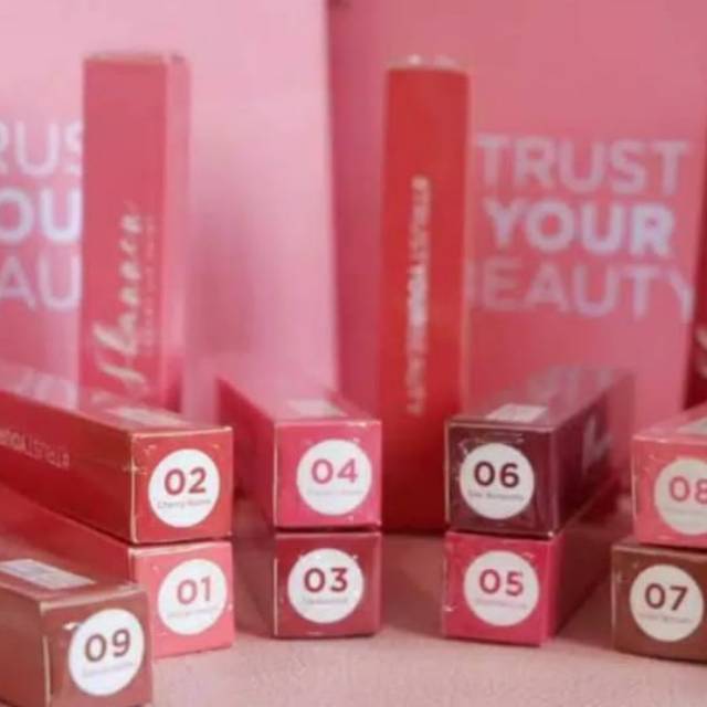 (hàng Mới Về) Son Kem Lì Shannen Màu Sắc Quyến Rũ Cho Nữ | BigBuy360 - bigbuy360.vn