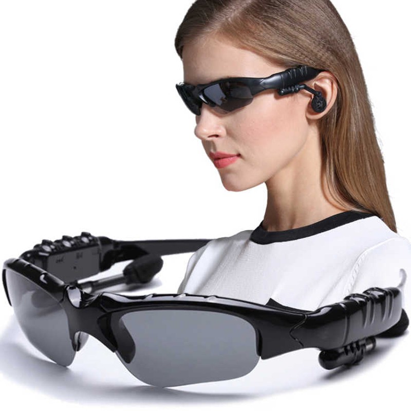 Mắt kính bluetooth Sunglasses nghe gọi cực kỳ tiện dụng Đồng hồ LED xiaomi miễn phí