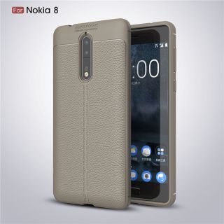 ỐP LƯNG NOKIA 8 VÂN DA DERMA CHỐNG SỐC