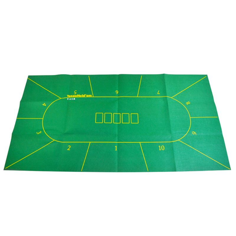 Thảm Trải Bàn Trang Trí In Họa Tiết Texas Hold 'Em 70x35Inch