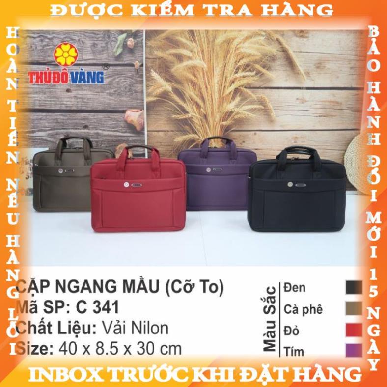 Cặp ngang màu Thủ Đô Vàng (Cỡ to) - chính hãng- Mã SP C141, C341 thaoao