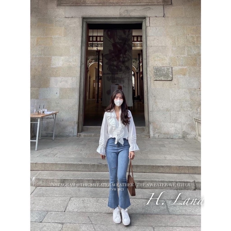 MÃ 055-QUẦN JEAN LOE XANH 1 RẠCH | BigBuy360 - bigbuy360.vn