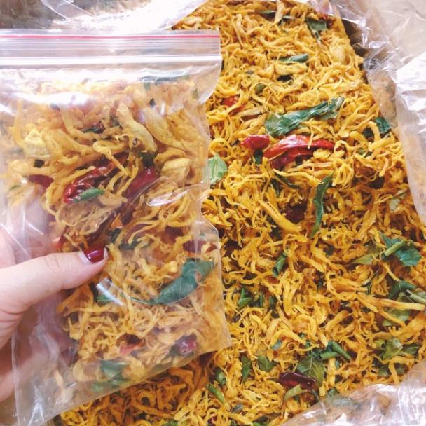 100gr Khô gà lá chanh loại ngon