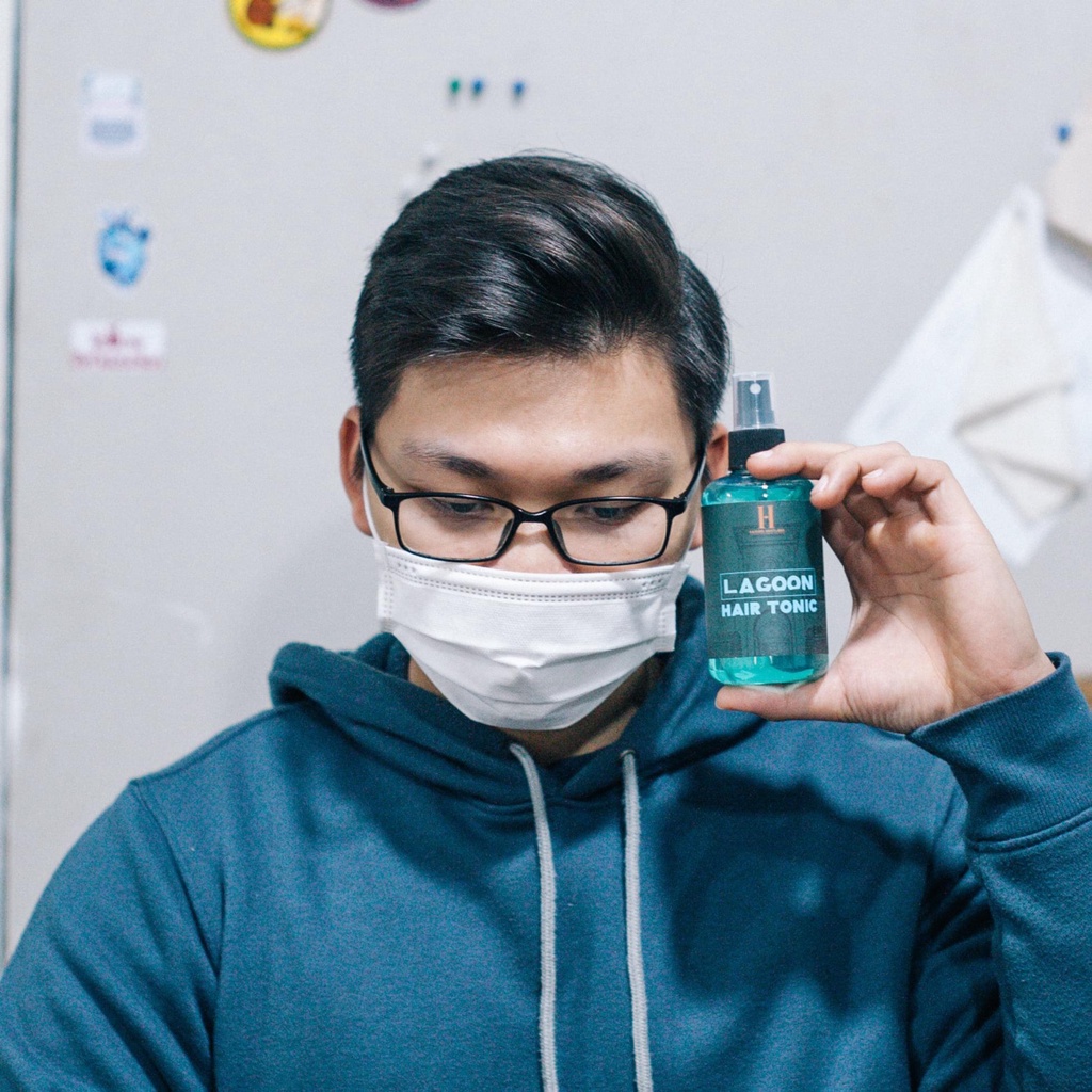 Xịt tạo phồng tóc Saigon Hustlers Pre Styling Lagoon Hair Tonic 200ml