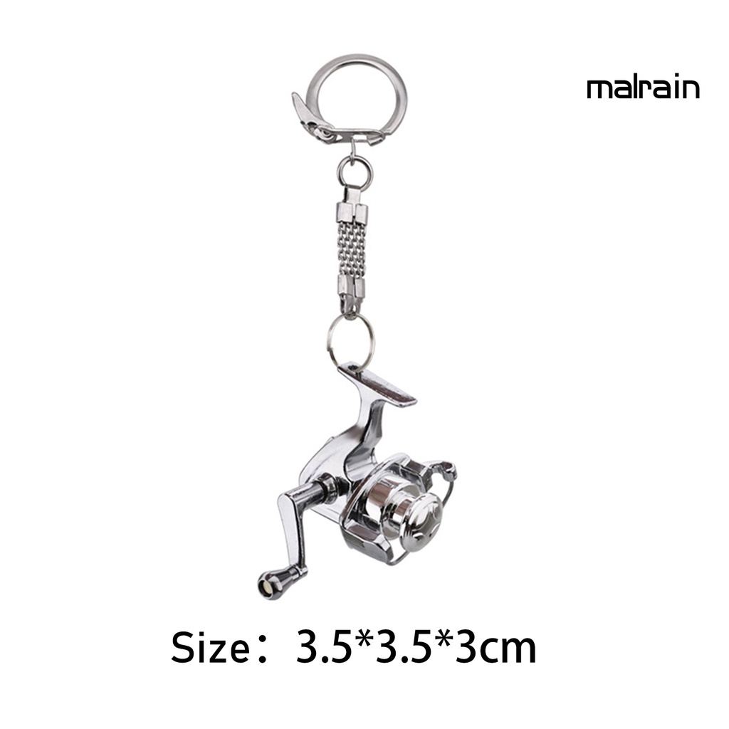 Móc Khóa Hợp Kim Hình Máy Câu Cá Mini