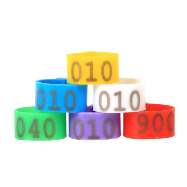 Set 100 Vòng Nhẫn Đeo Chân Cho Gà