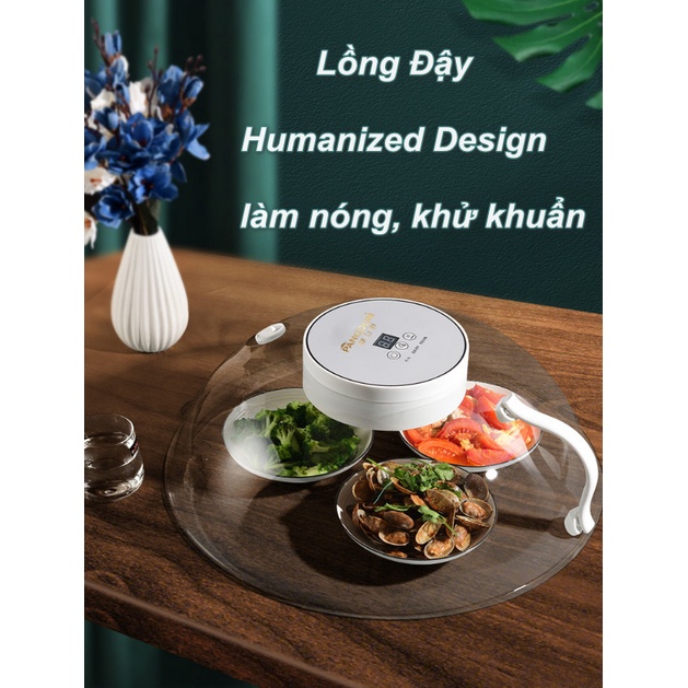 Lồng Bàn Điện Thông Minh Hâm Nóng Thức Ăn, Khử Khuẩn Đồ Dùng, Che Đậy Ruồi Muỗi - Home Decor Furniture