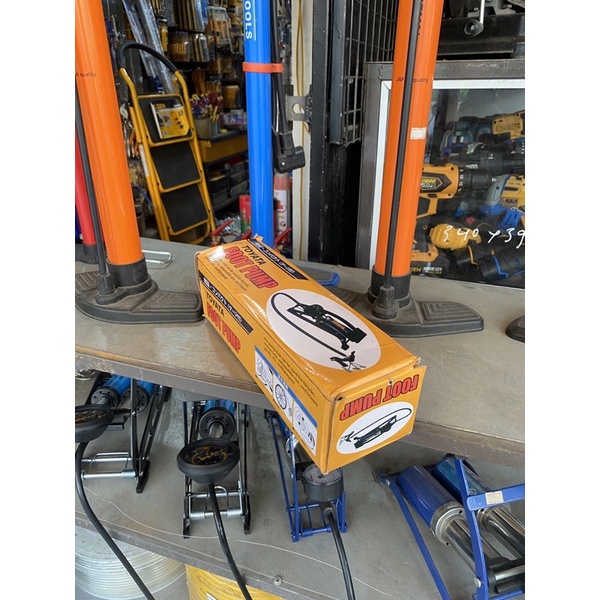 Bơm xe đạp đậm chân Toyata, Bơm xe máy đạp chân 1 ống