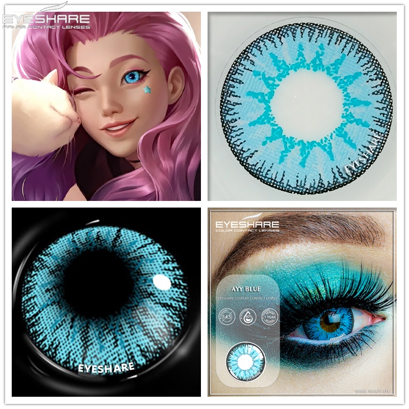EYESHARE Cặp kính áp tròng nhiều màu sắc dòng Belle