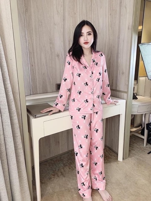 Đồ Bộ Satin - Mango Tay Dài Quần Dài | BigBuy360 - bigbuy360.vn