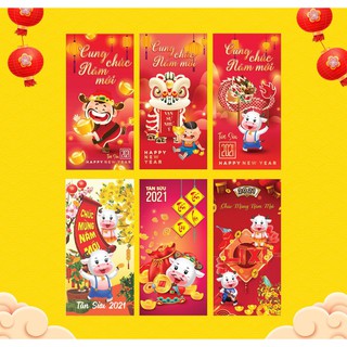 Bộ 100 lì xì trâu truyền thống
