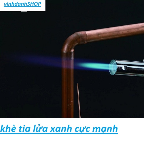 Đầu khò gas cao cấp công nghệ nhật có vòng chỉnh oxy lửa xanh - Dụng Cụ Khò Gas cầm tay Đánh Lửa Tự Động
