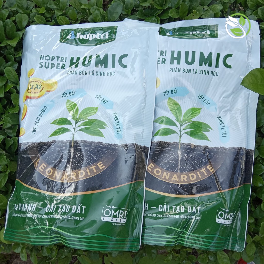 Phân bón lá sinh học Hợp Trí Super Humic - Dạng Bột Gói 1kg