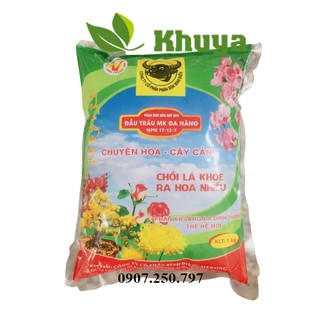 Phân bón khoáng Đầu Trâu đa năng 17-12-7+TE 1Kg