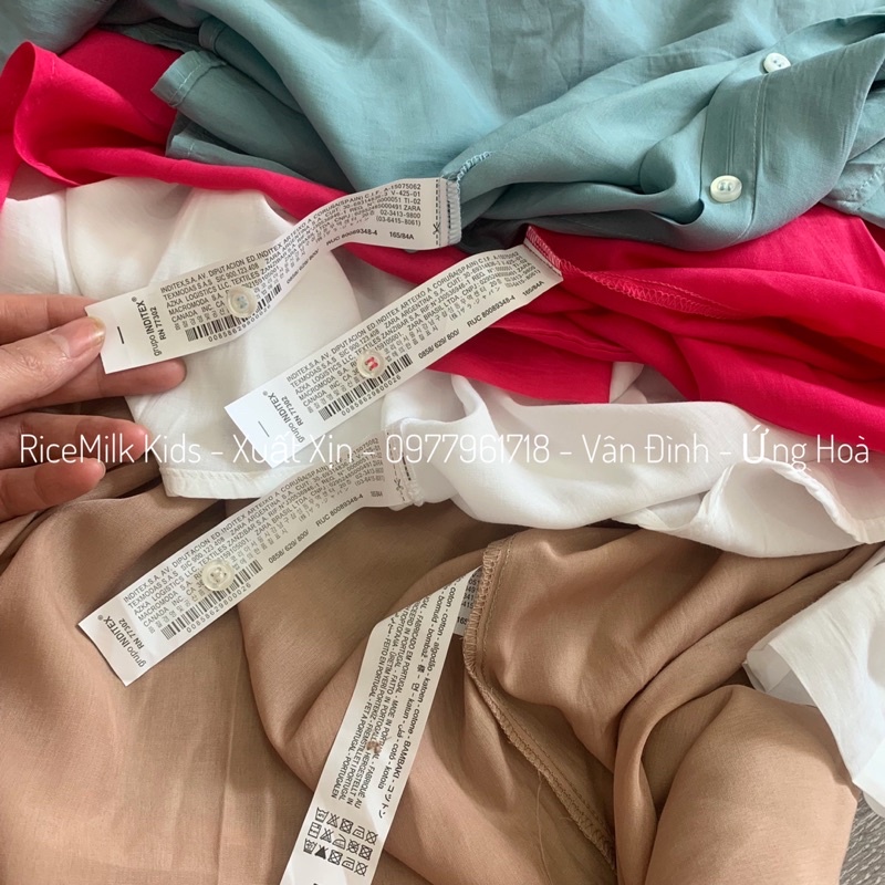 Sơ mi tơ mềm mát zara nữ 4 màu
