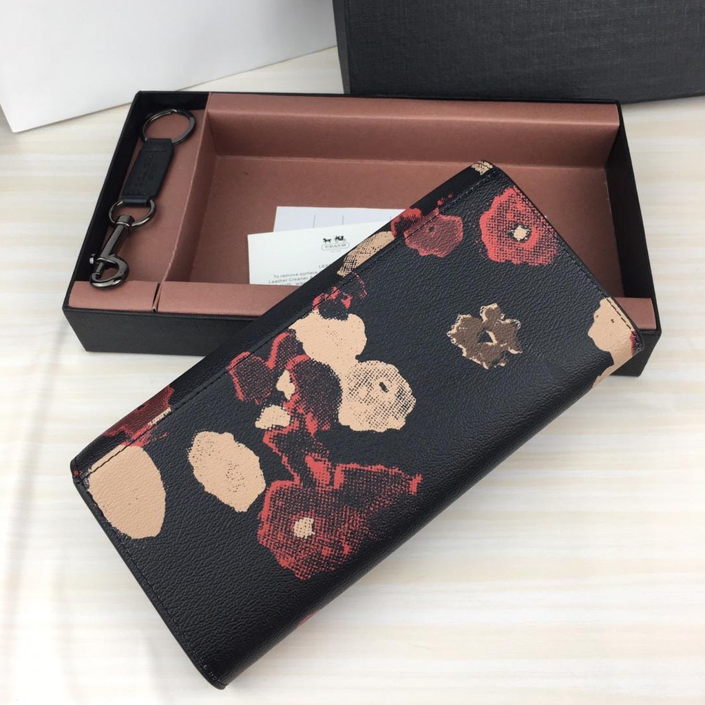 COACH Ví Dài Khóa Kéo Thời Trang Dành Cho Nữ F54022