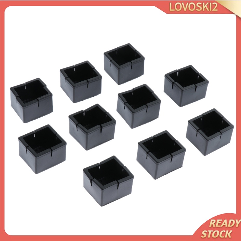 Bộ 10 Miếng Đệm Silicon Nỉ Lót Chân Ghế Hình Chữ Nhật 3.7x1.3cm X 3cm Lovoski2