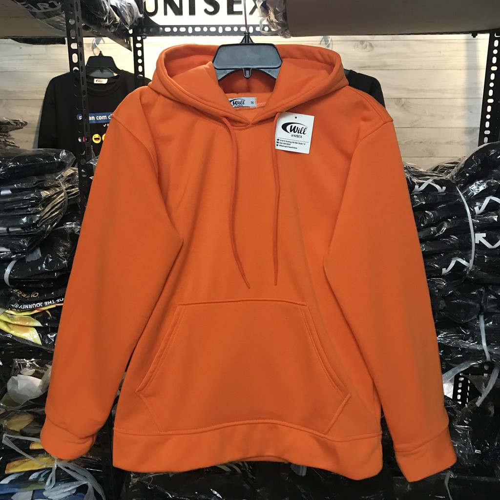 Áo HOODIE BASIC ảnh chụp thật Will Shop form rộng áo trơn nỉ ngoại