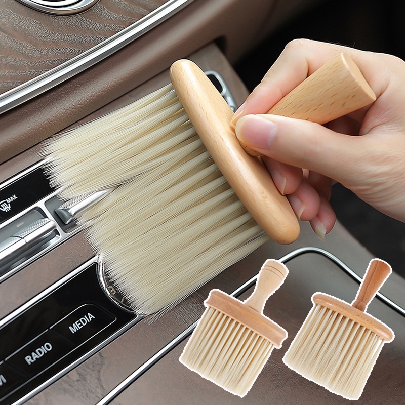 Bàn Chải Lông Mềm Mini Dùng Vệ Sinh Nội Thất Xe Hơi / Nhà Ở / Văn Phòng