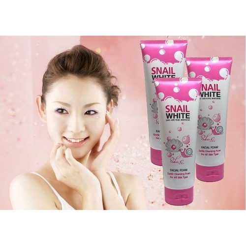 ❤️ Hàng Chuẩn ❤️ Sữa rửa mặt Snail white 180g / Tuýp Thái Lan