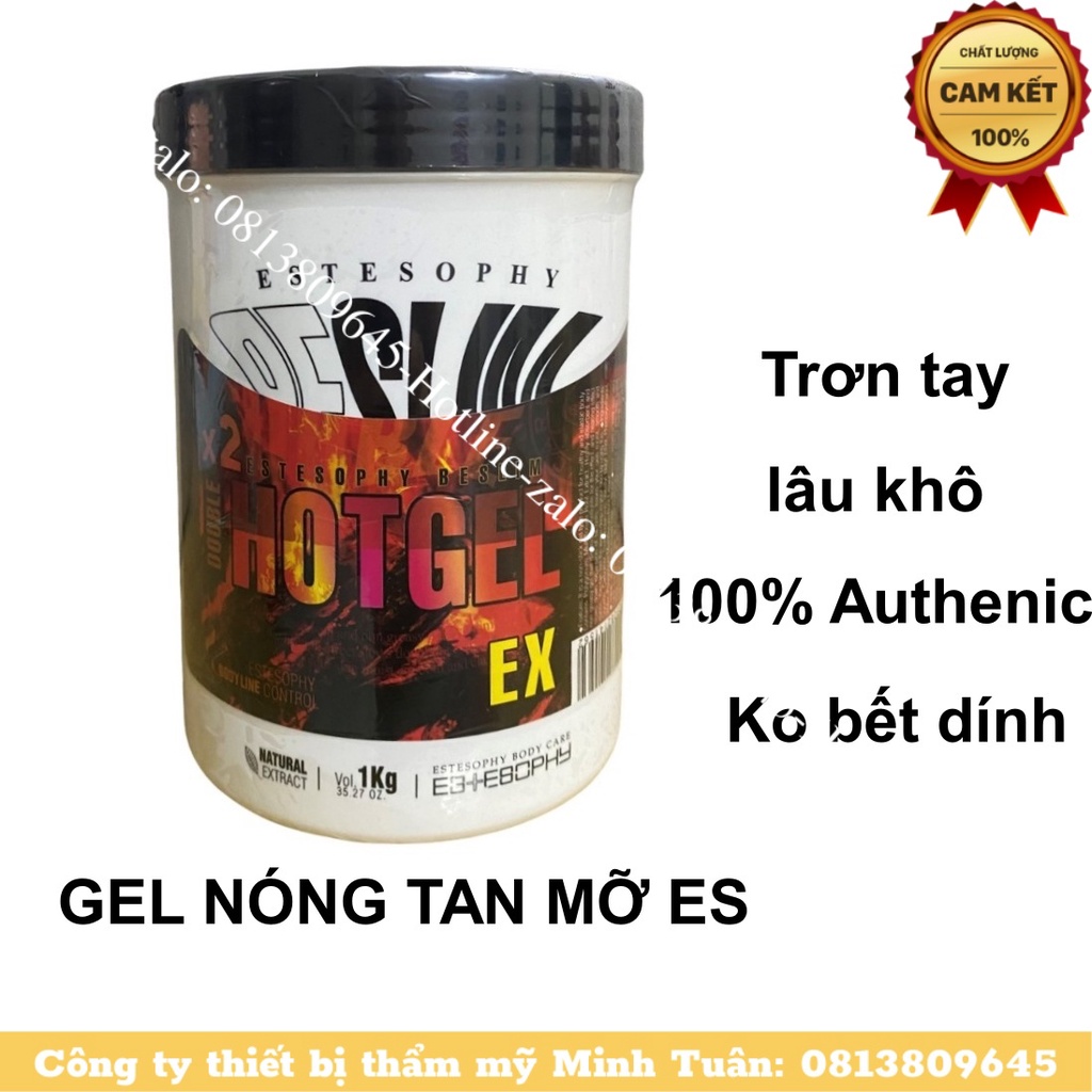 Gel nóng tan mỡ gấp đôi hiệu quả ES hũ 1000G (mẫu mới 2021)