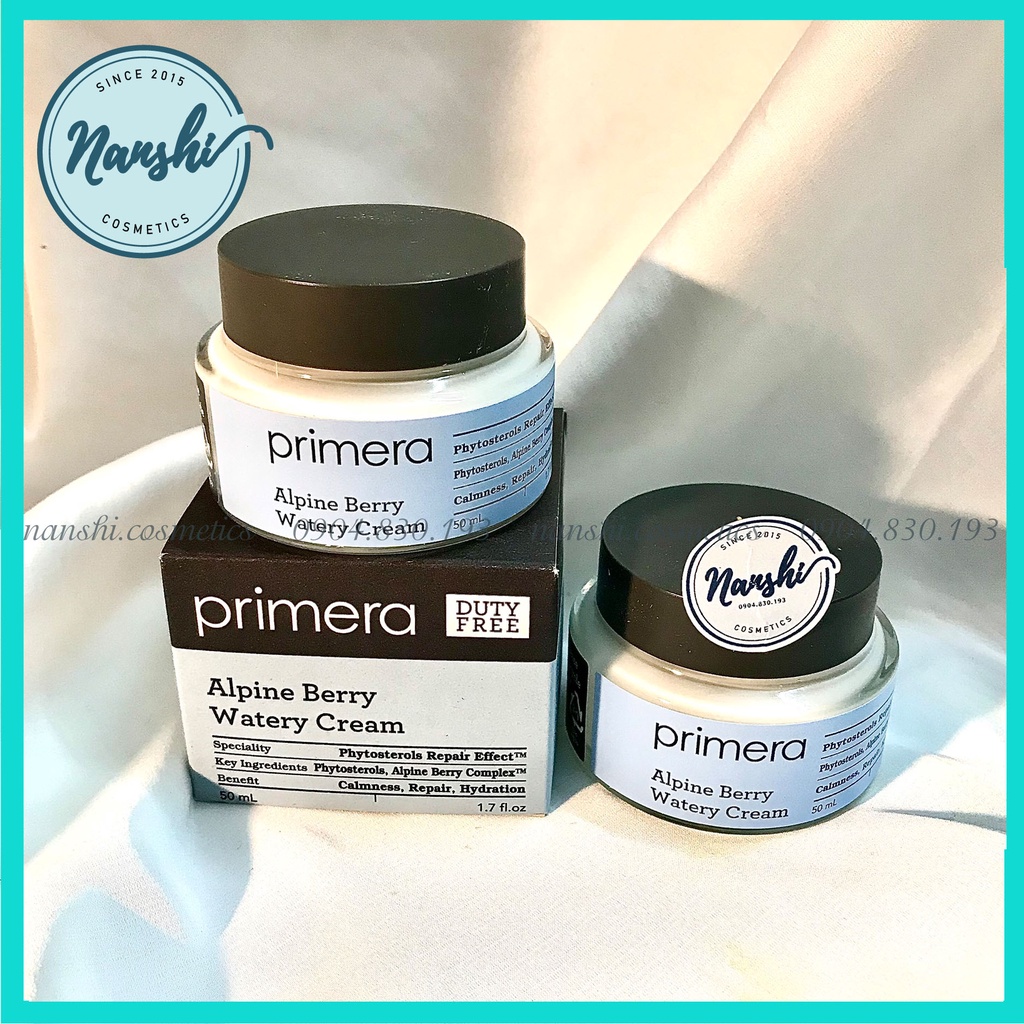 Kem Dưỡng Ẩm Primera Alpine Berry Watery Cream