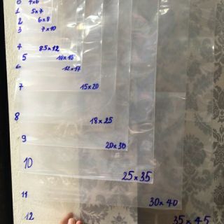 (100gram) TÚI ZIPPER CHỈ ĐỎ NHIỀU SIZE LỰA CHỌN