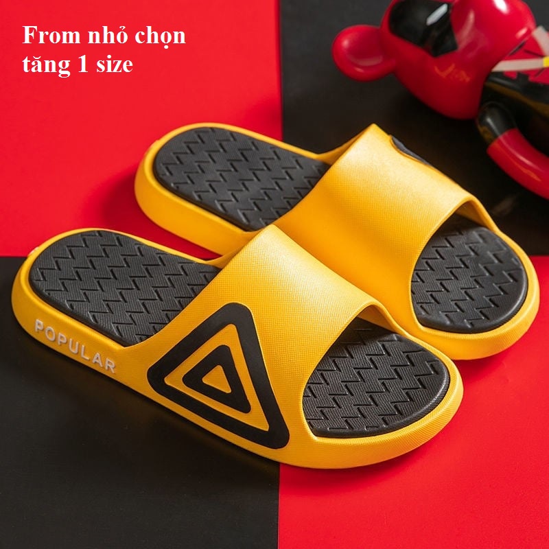Dép nam nữ đi trong nhà thời trang unisex,dép quai ngang đế cao su non đi cực êm chân size 36- 43