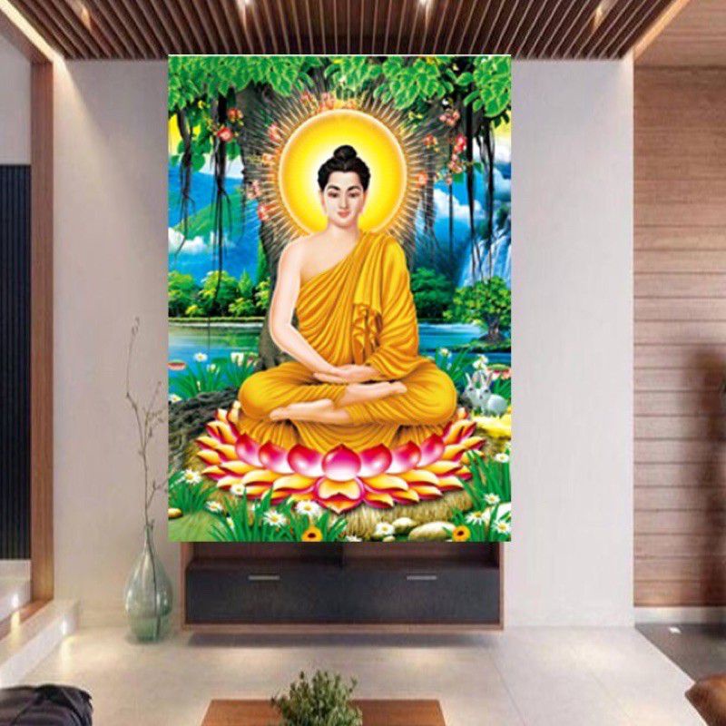 Tranh thêu chữ thập Phật Thích Ca LV3338(43x55cm)
